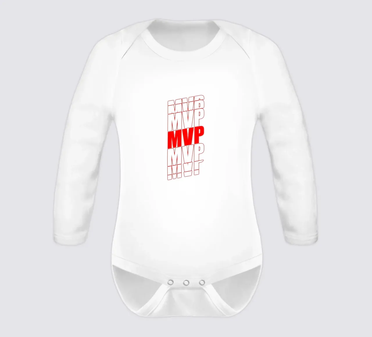 MVP Red - Giocatore più prezioso body neonato maniche lunghe da surfer28