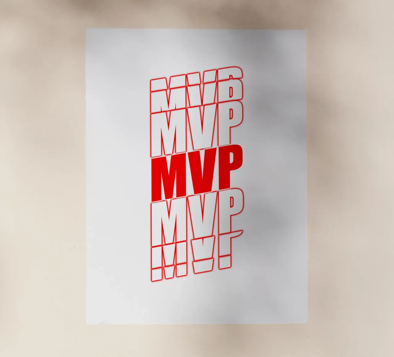 MVP Red - Giocatore più prezioso pellicola backlit da surfer28