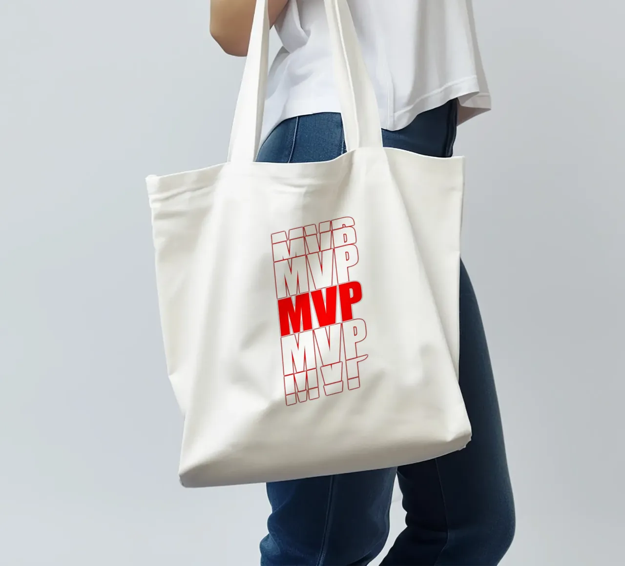 MVP Red - Giocatore più prezioso borsa in juta da surfer28