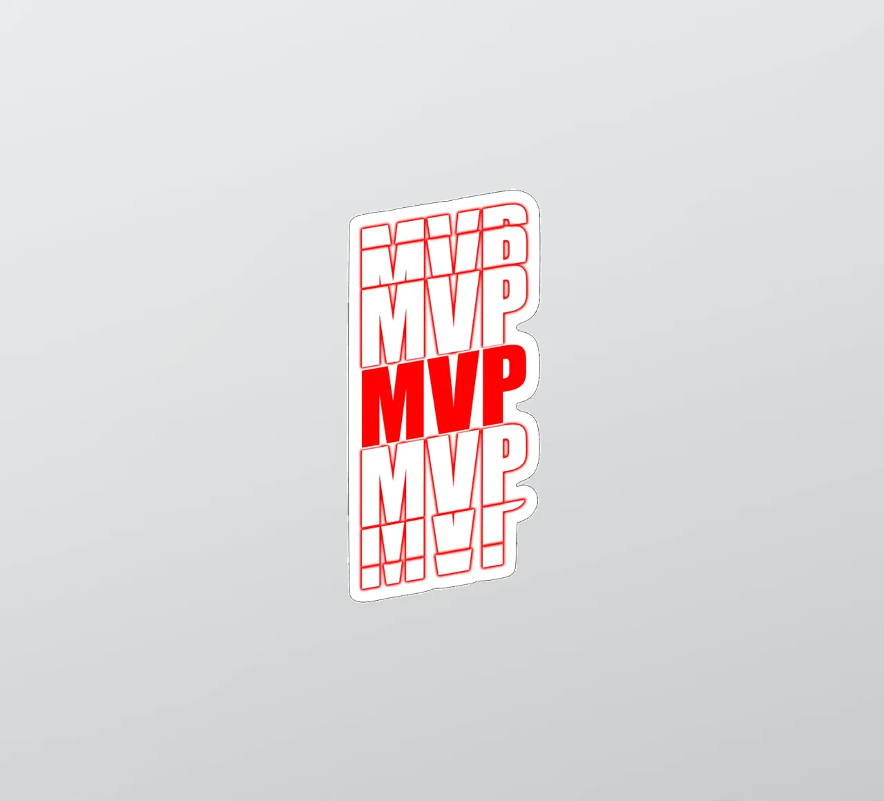 MVP Red - Giocatore più prezioso adesivo da surfer28