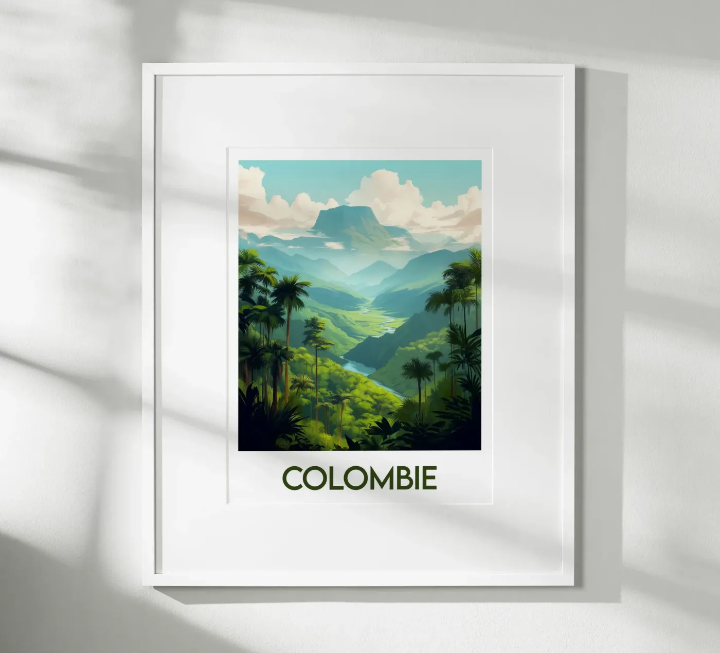 Affiche Colombie poster da Frame the World
