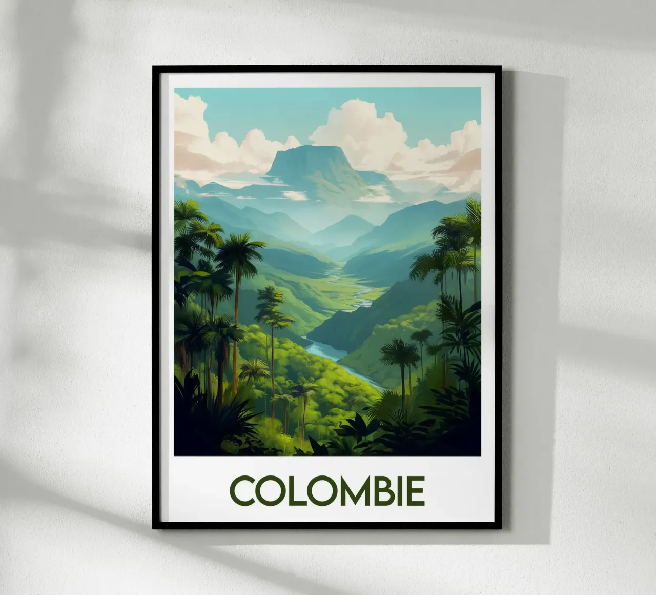 Affiche Colombie poster da Frame the World