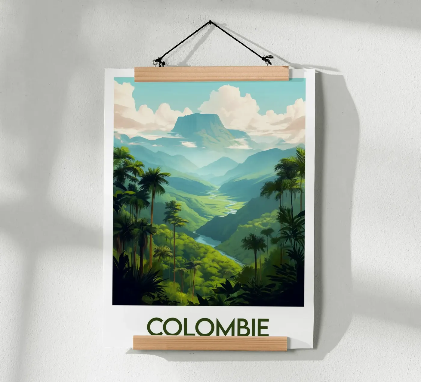 Affiche Colombie poster da Frame the World