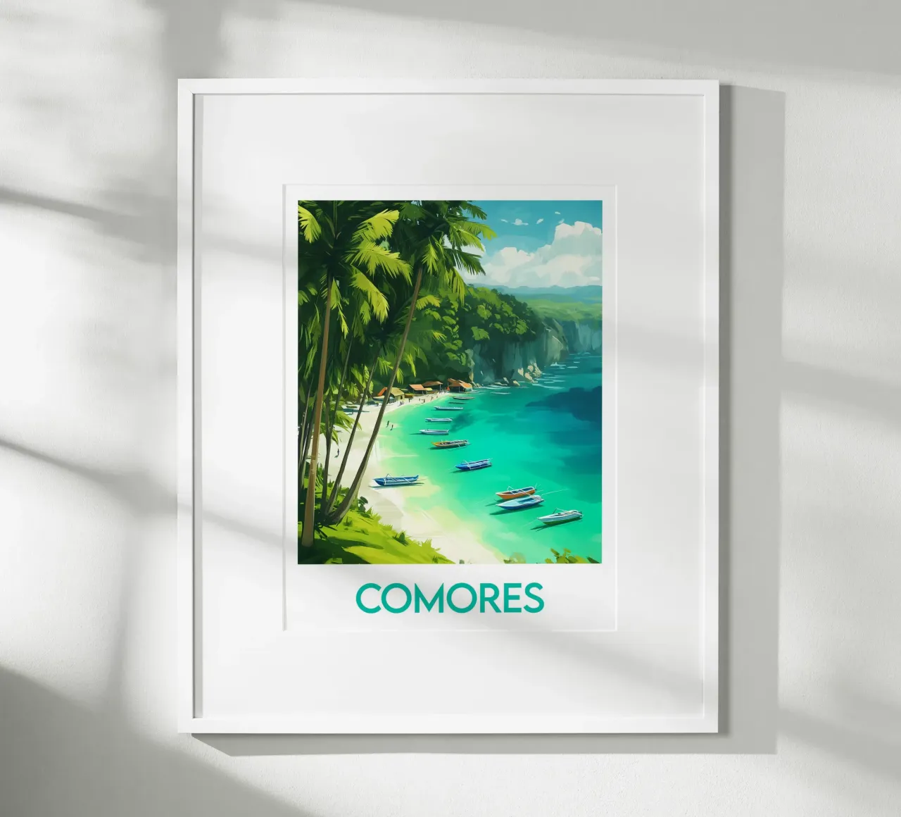 Affiche Comores poster da Frame the World
