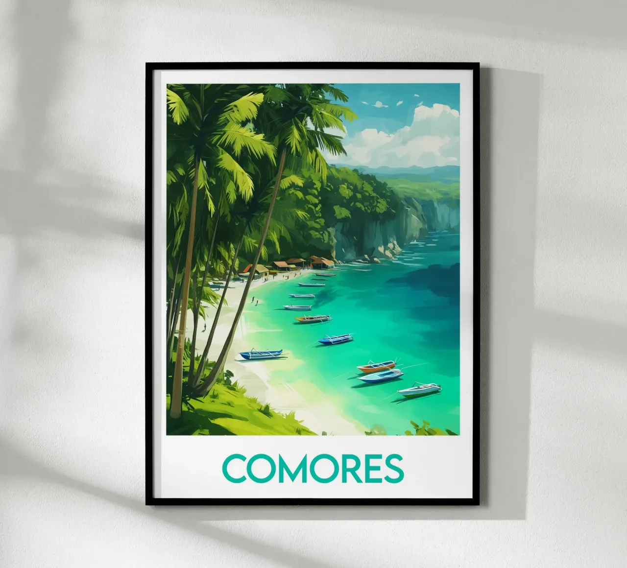 Affiche Comores poster da Frame the World