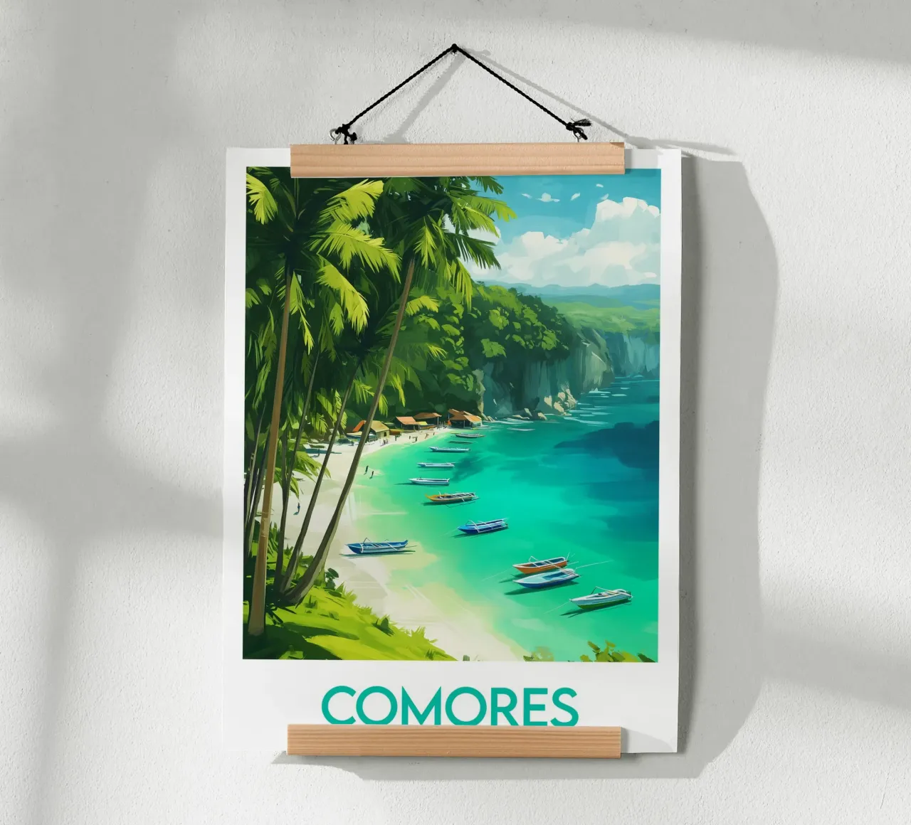 Affiche Comores poster da Frame the World