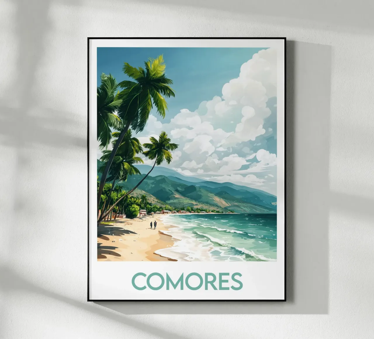Affiche Comores plexiglass da Frame the World
