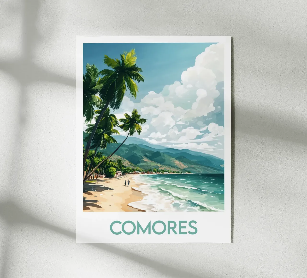 Affiche Comores plexiglass da Frame the World