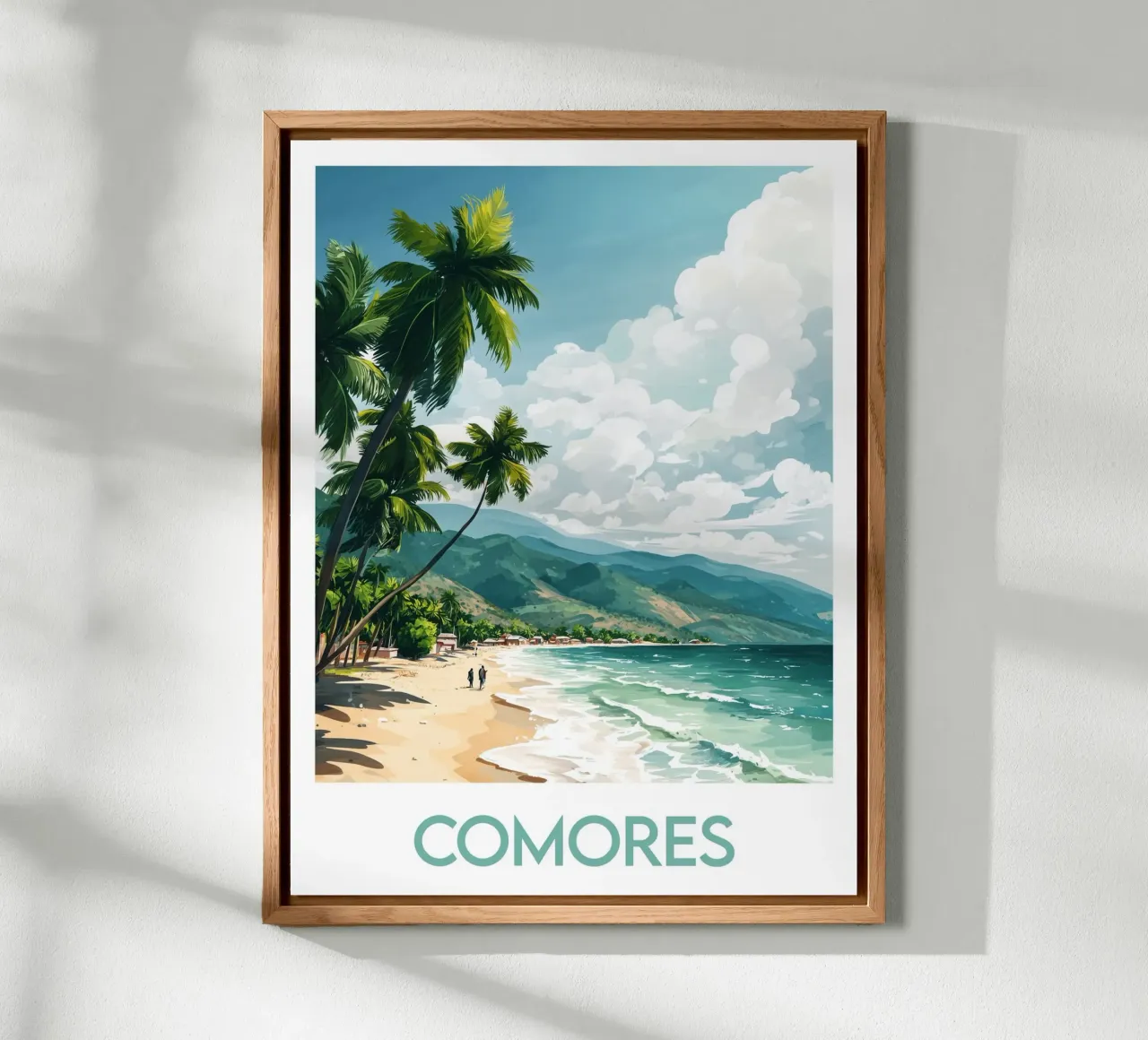 Affiche Comores alluminio dibond da Frame the World