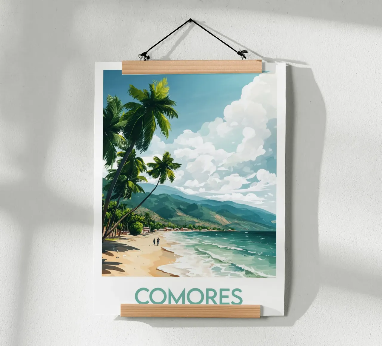 Affiche Comores poster da Frame the World