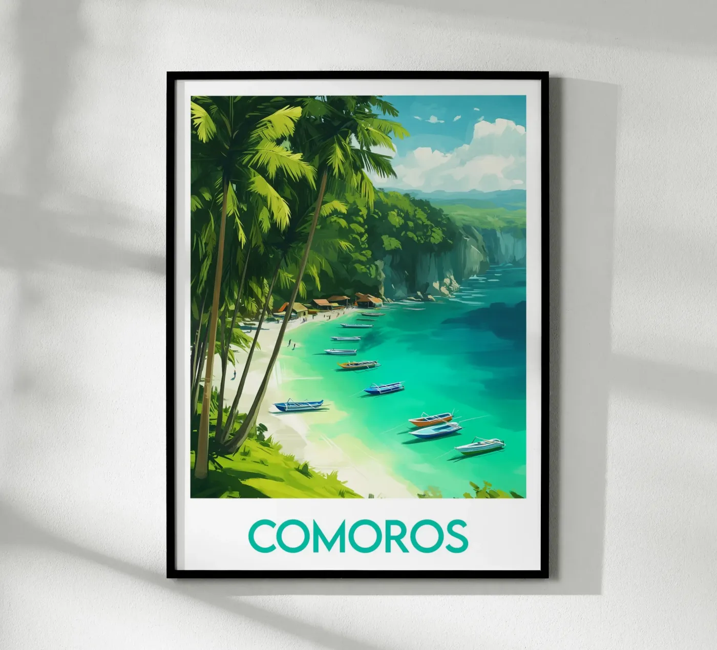 Comores affiches poster by Frame the World