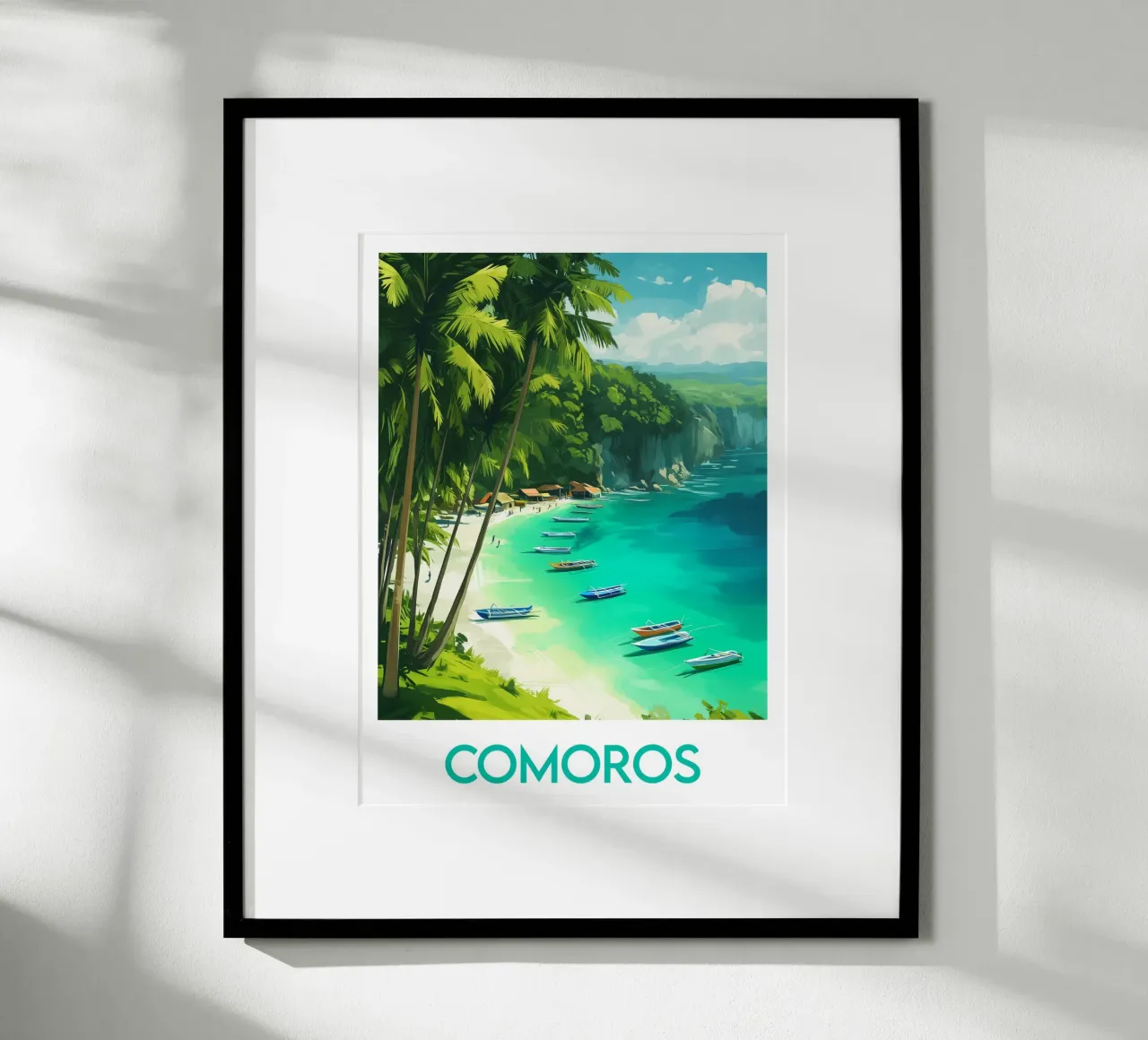 Comoren poster van Frame the World