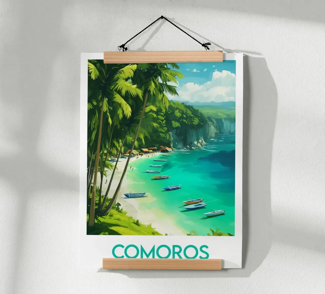 Comoren poster van Frame the World