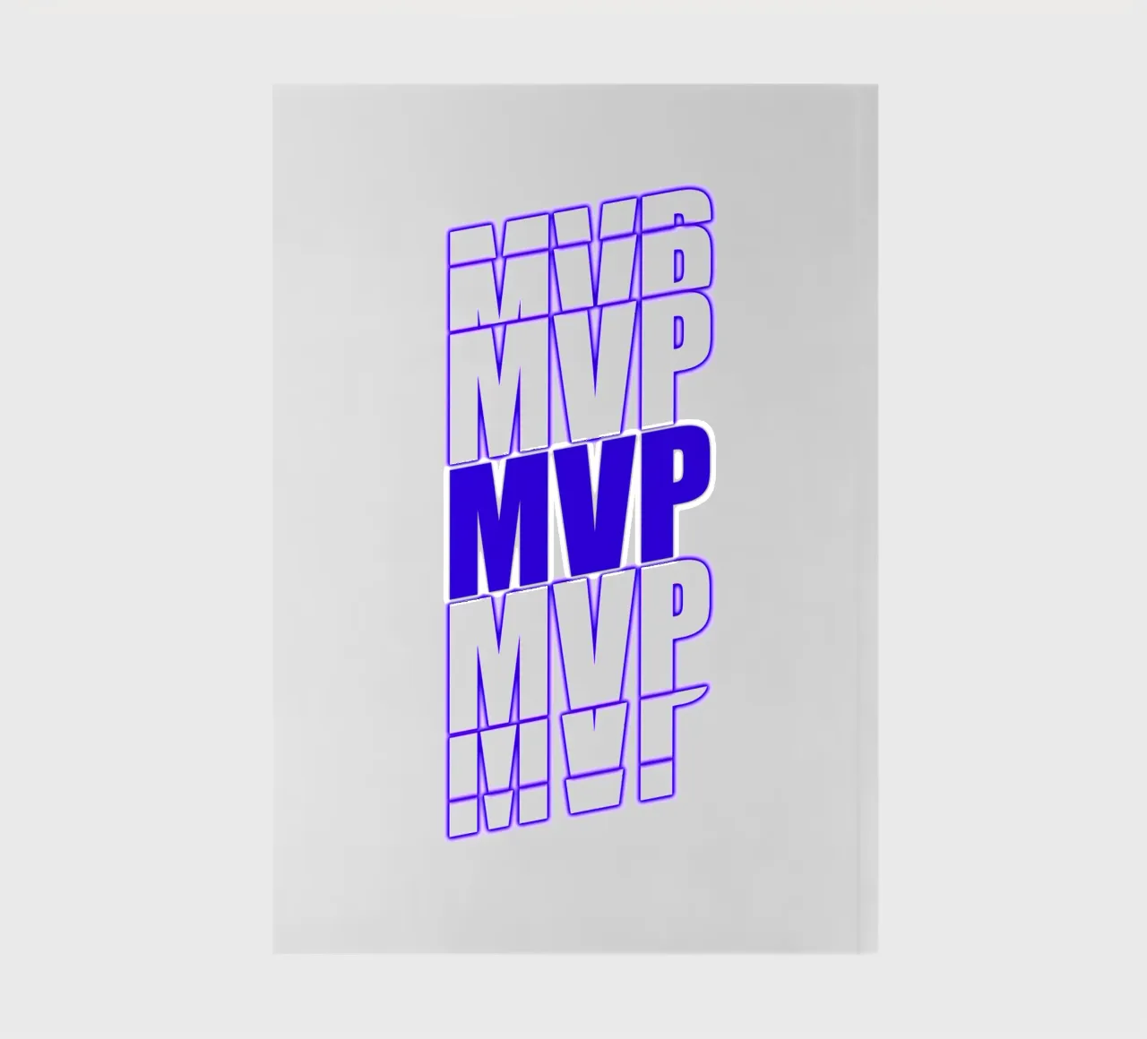 MVP Blue - Most Valuable Player notebook by surfer28