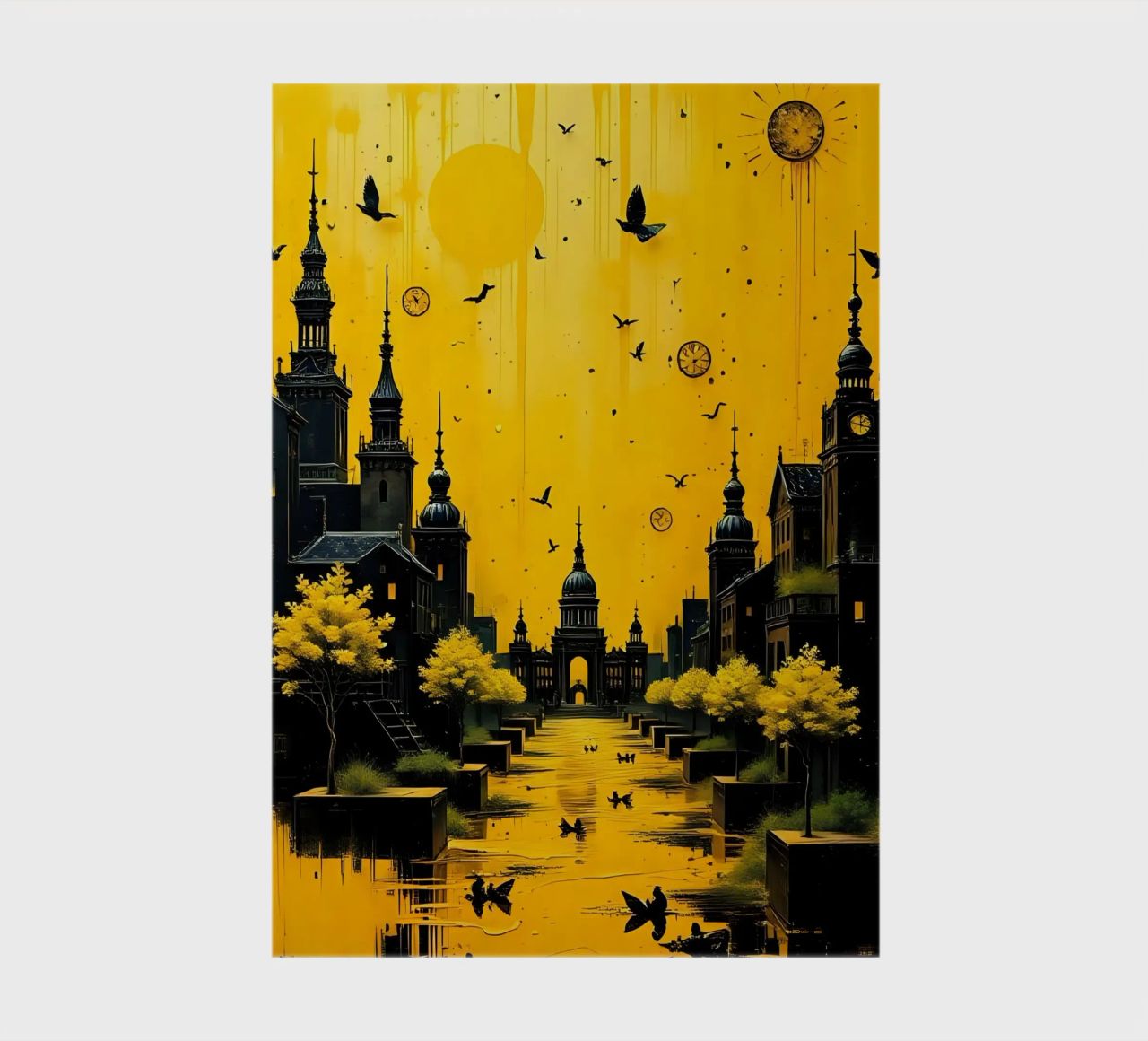 Mystical_style_A_4 notebook by schwarz-gelb by LK