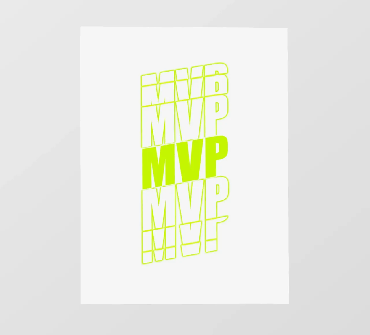 MVP Giallo - Giocatore più prezioso pellicola backlit da surfer28