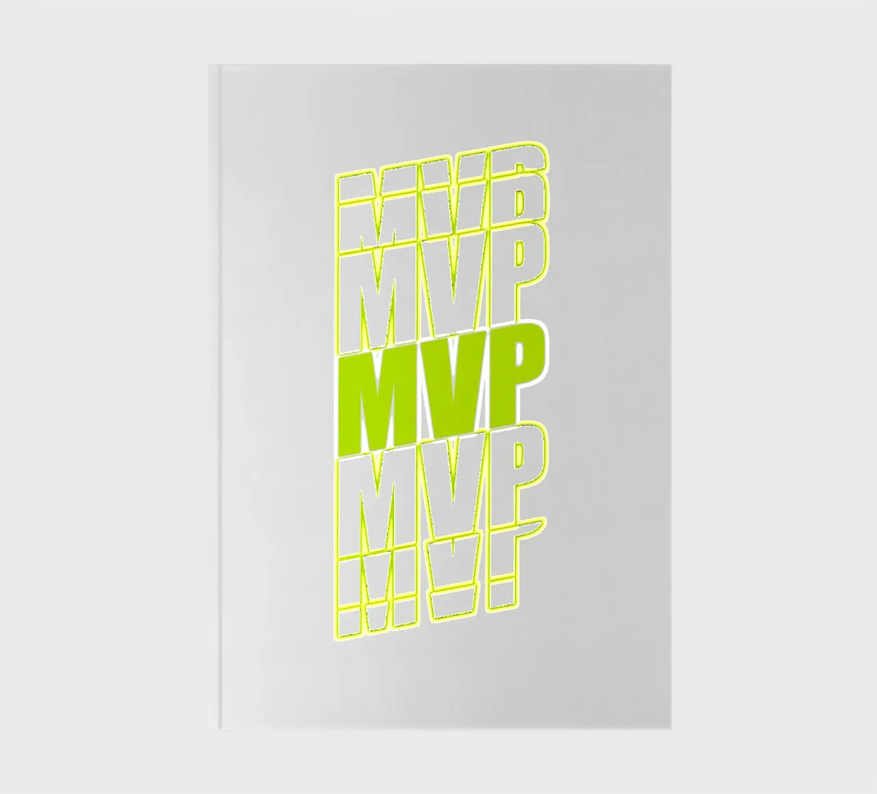 MVP Yellow - Most Valuable Player notebook by surfer28