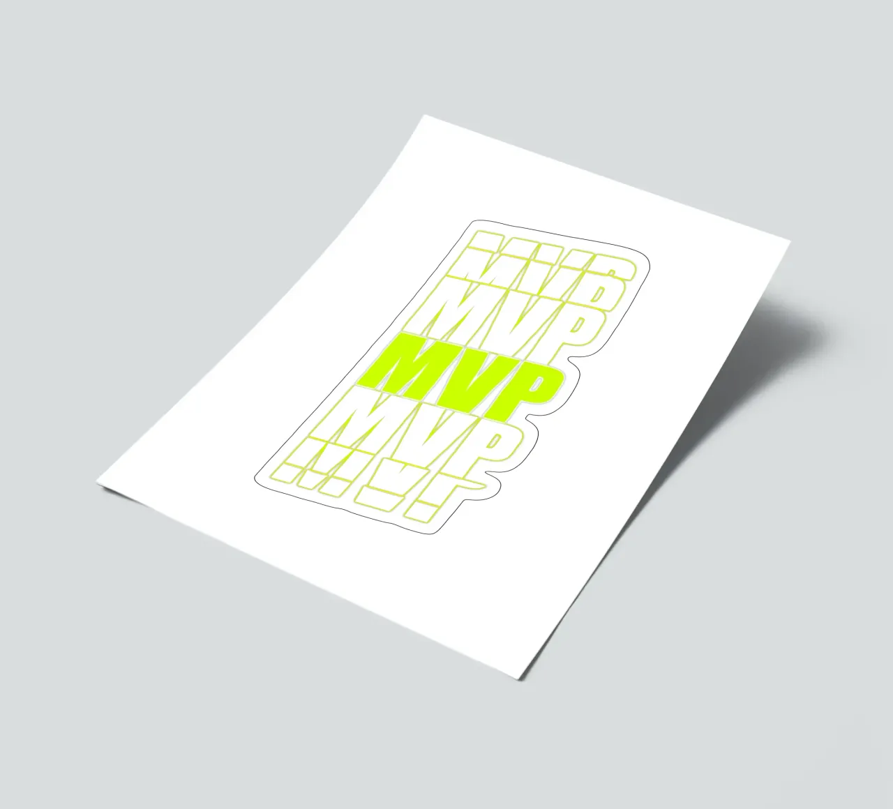 MVP Jaune - Joueur le plus utile planche autocollant de surfer28
