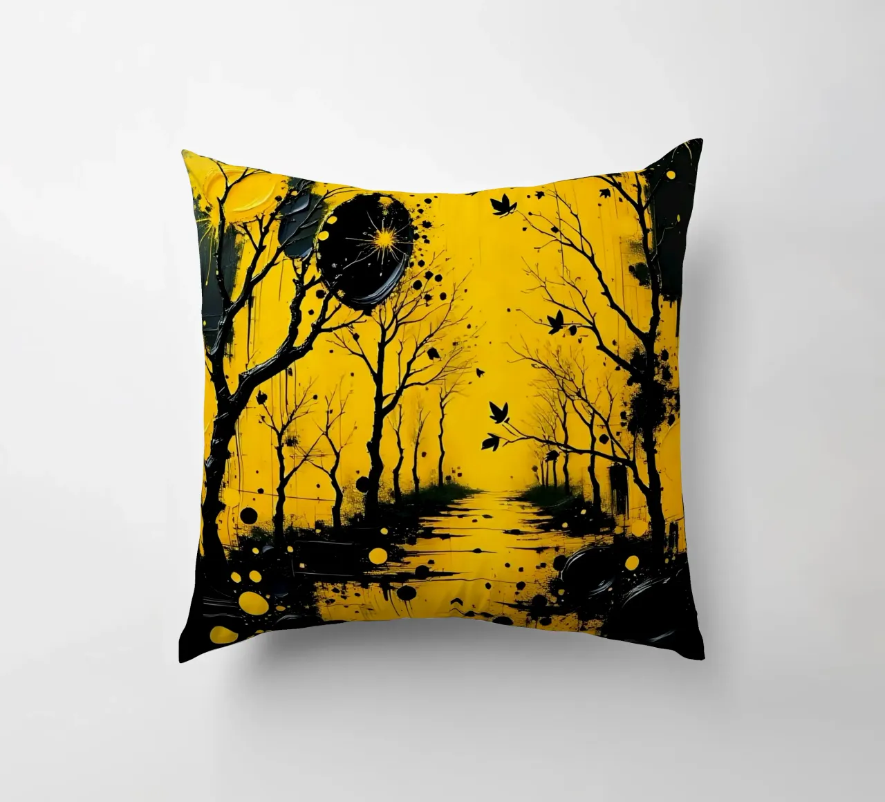 Stile_mistico_A_5 cuscino da schwarz-gelb by LK