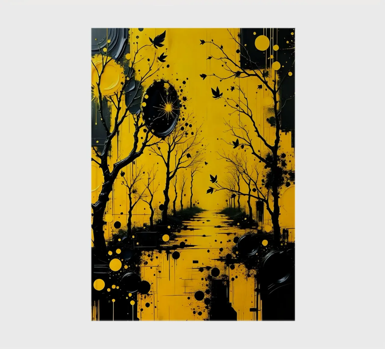 Mystical_style_A_5 notebook by schwarz-gelb by LK