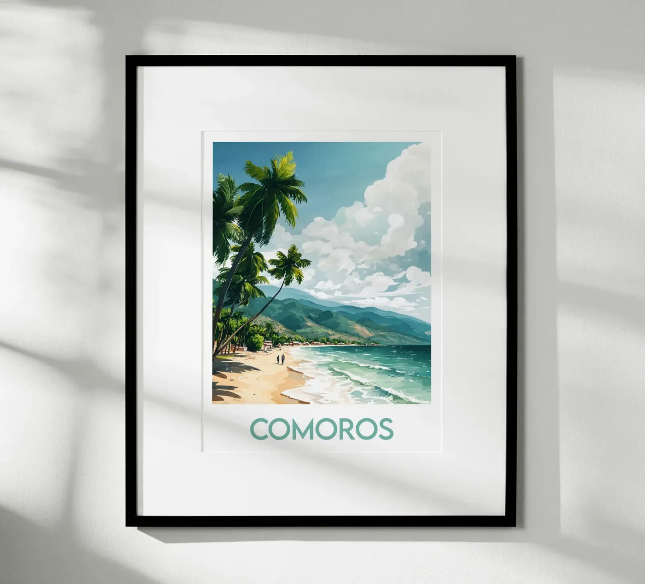 Affiche Comores poster da Frame the World