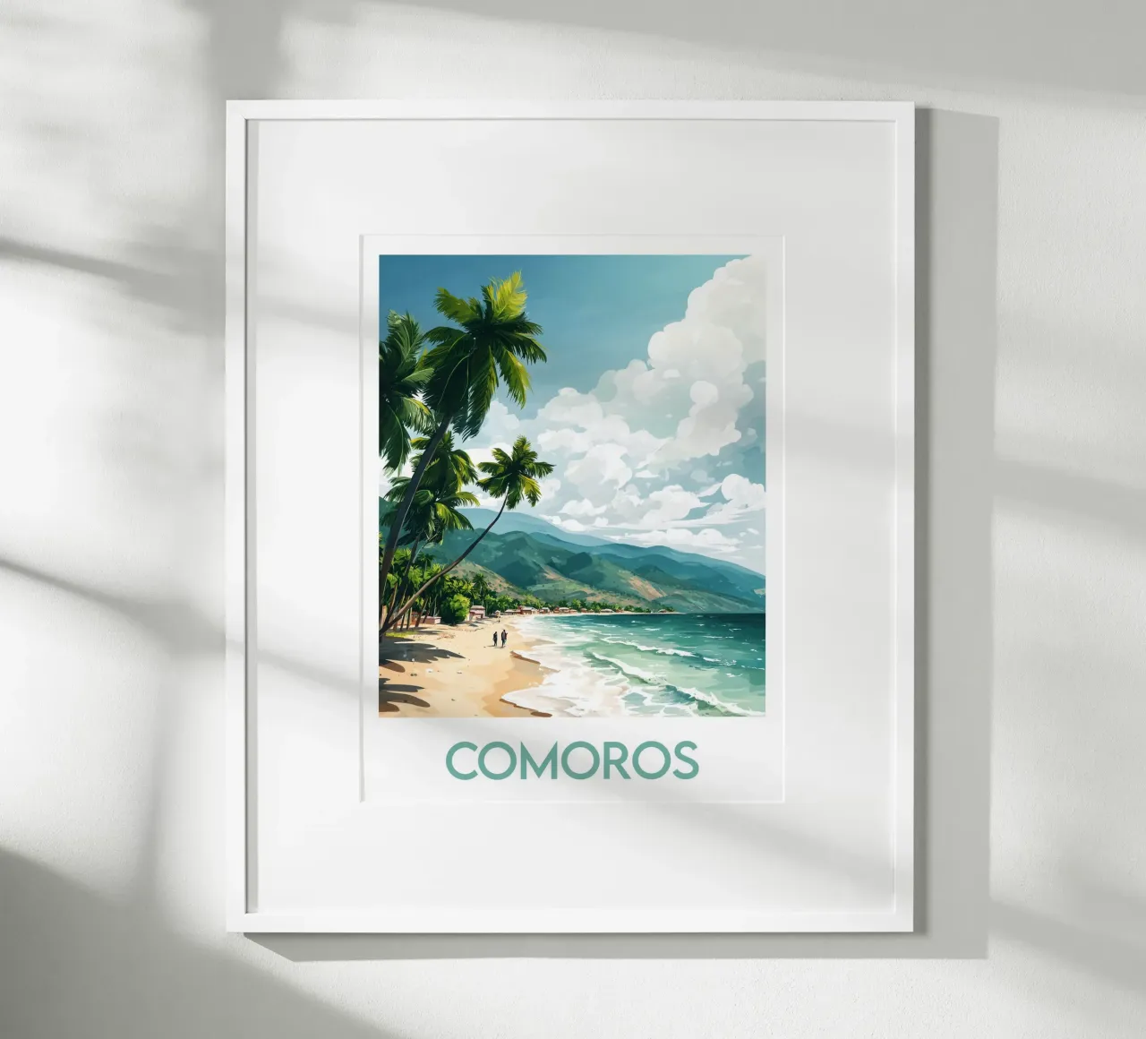 Affiche Comores poster da Frame the World