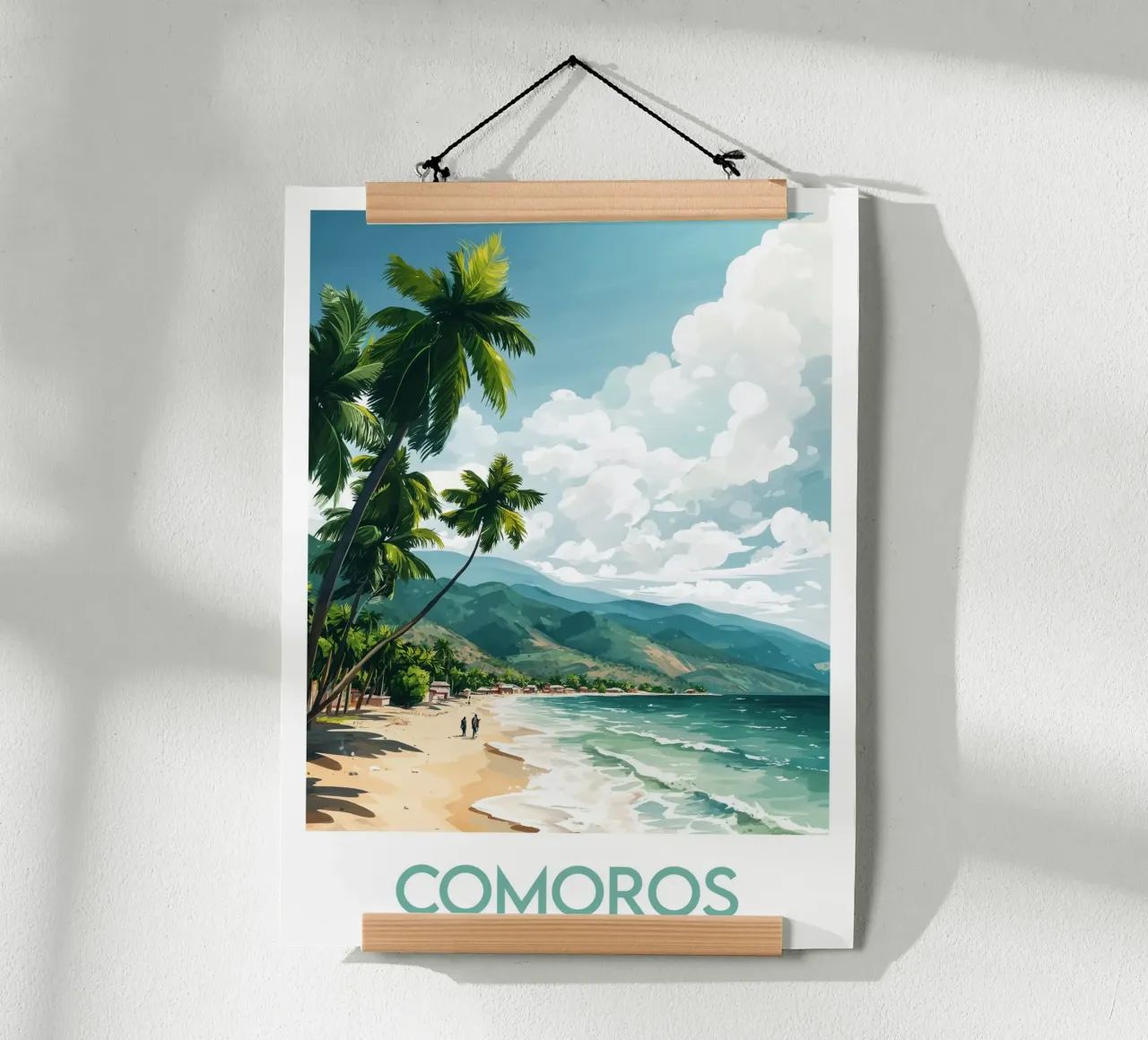 Affiche Comores poster da Frame the World