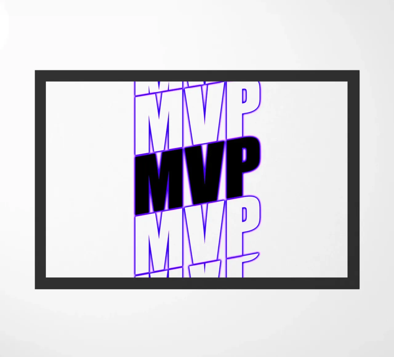 MVP Nero - Giocatore più prezioso zerbino da surfer28