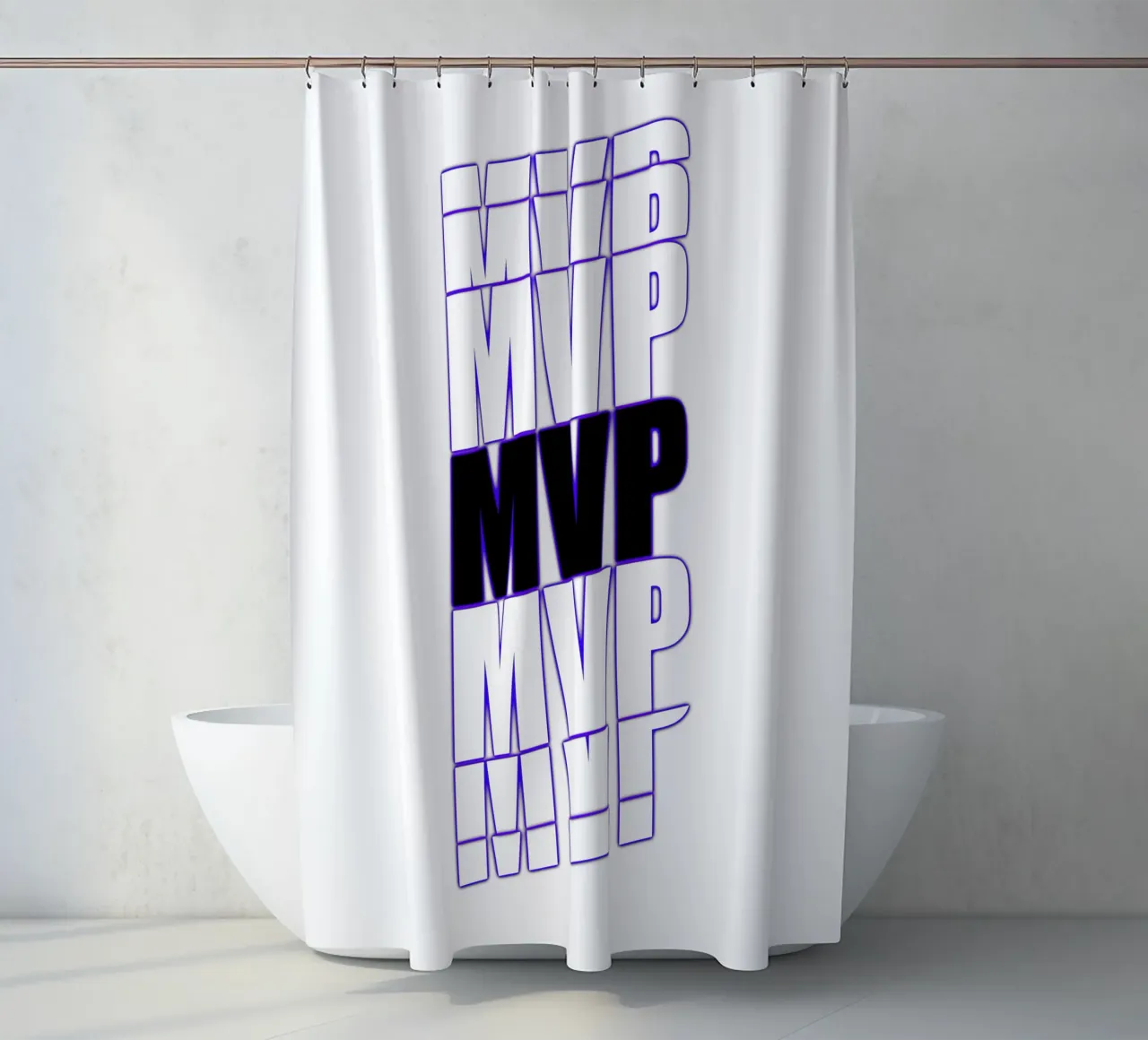 MVP Nero - Giocatore più prezioso tenda da doccia da surfer28