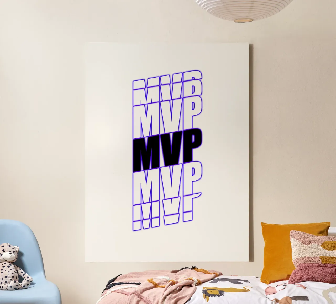 MVP Black - Most Valuable Player canvas by surfer28