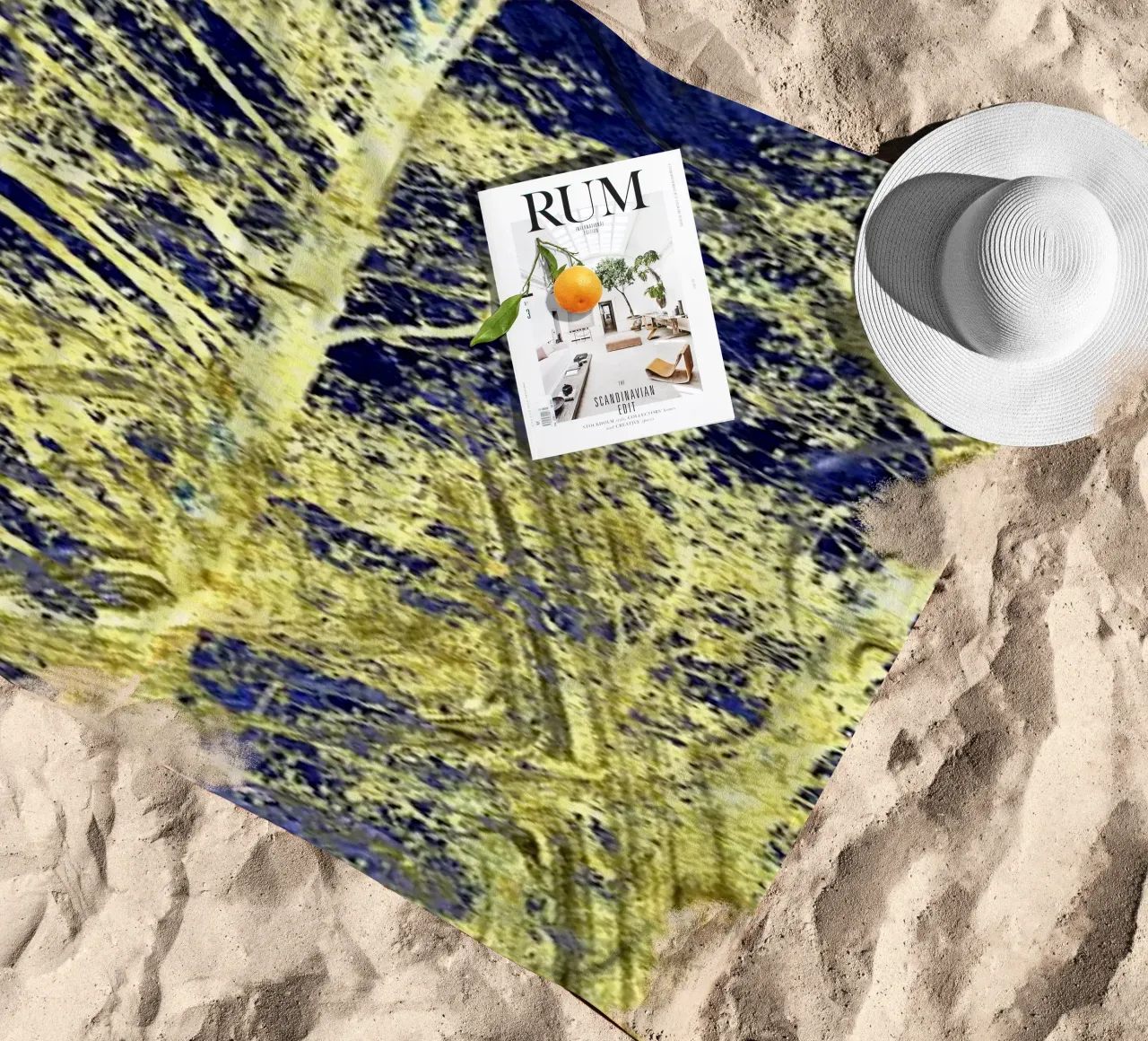 solarisatie strandhanddoek van art0030