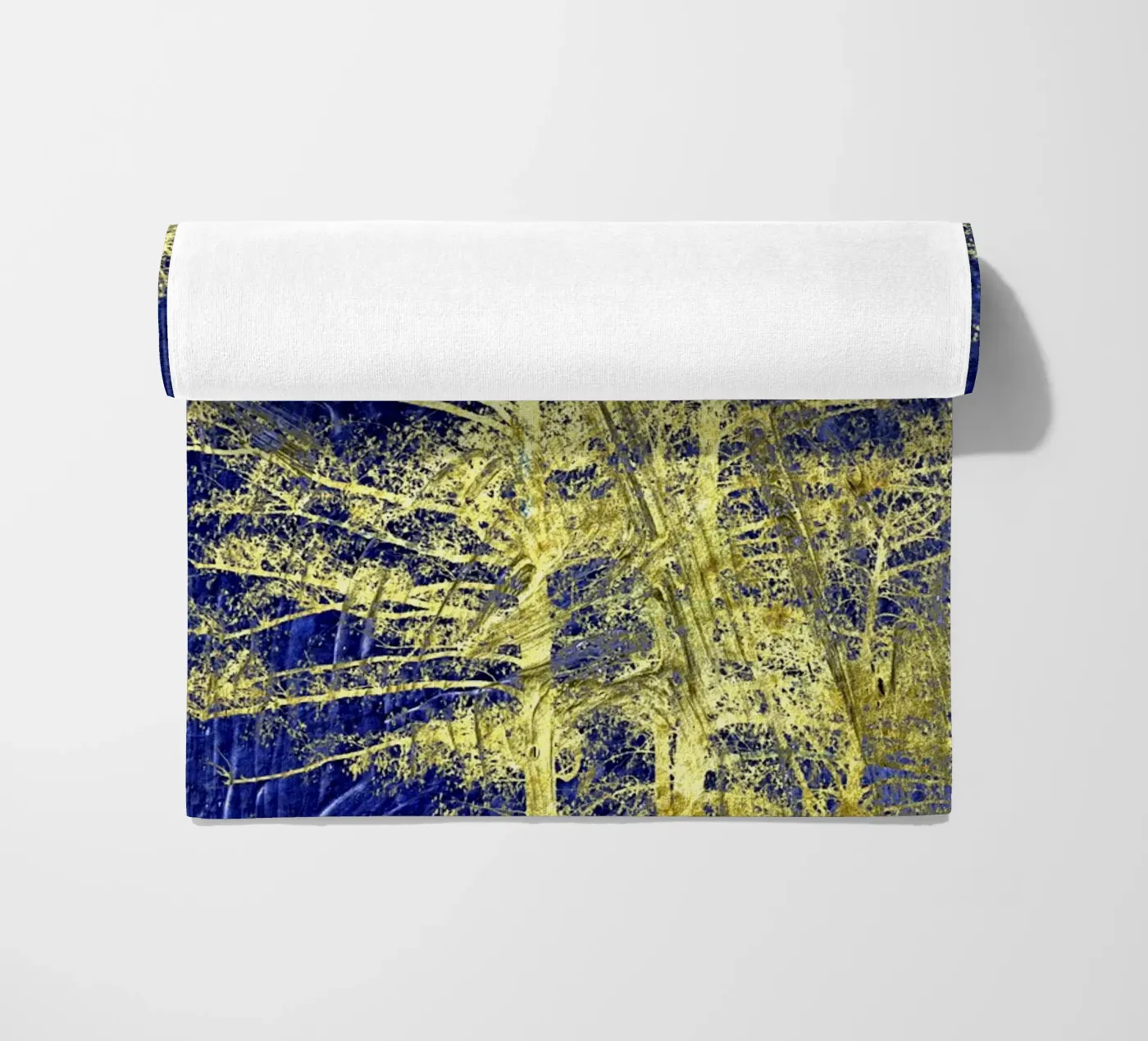 solarisation beach towel by art0030