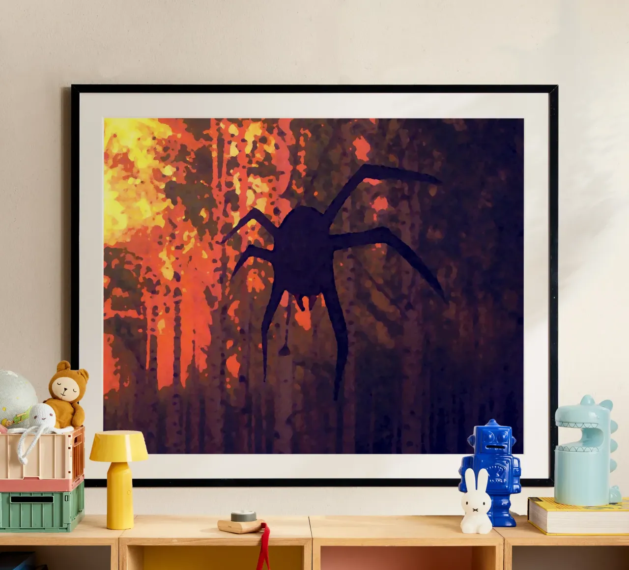 Il ragno e il fuoco poster da Massimo Frascogna