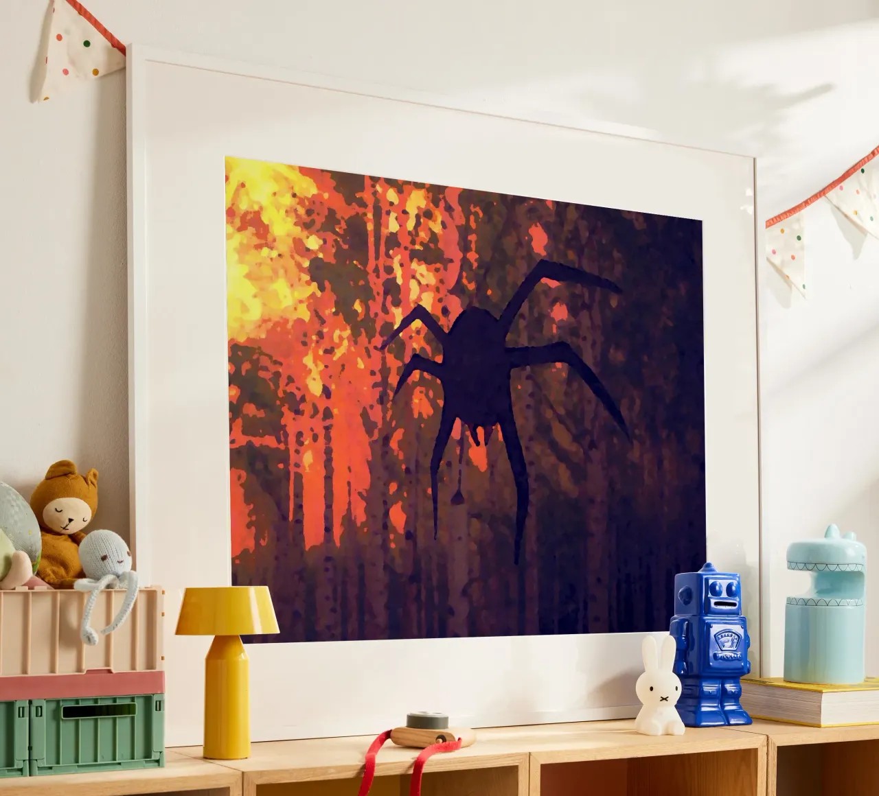 Il ragno e il fuoco poster da Massimo Frascogna