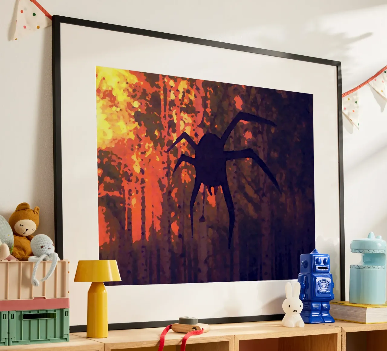 Il ragno e il fuoco poster da Massimo Frascogna