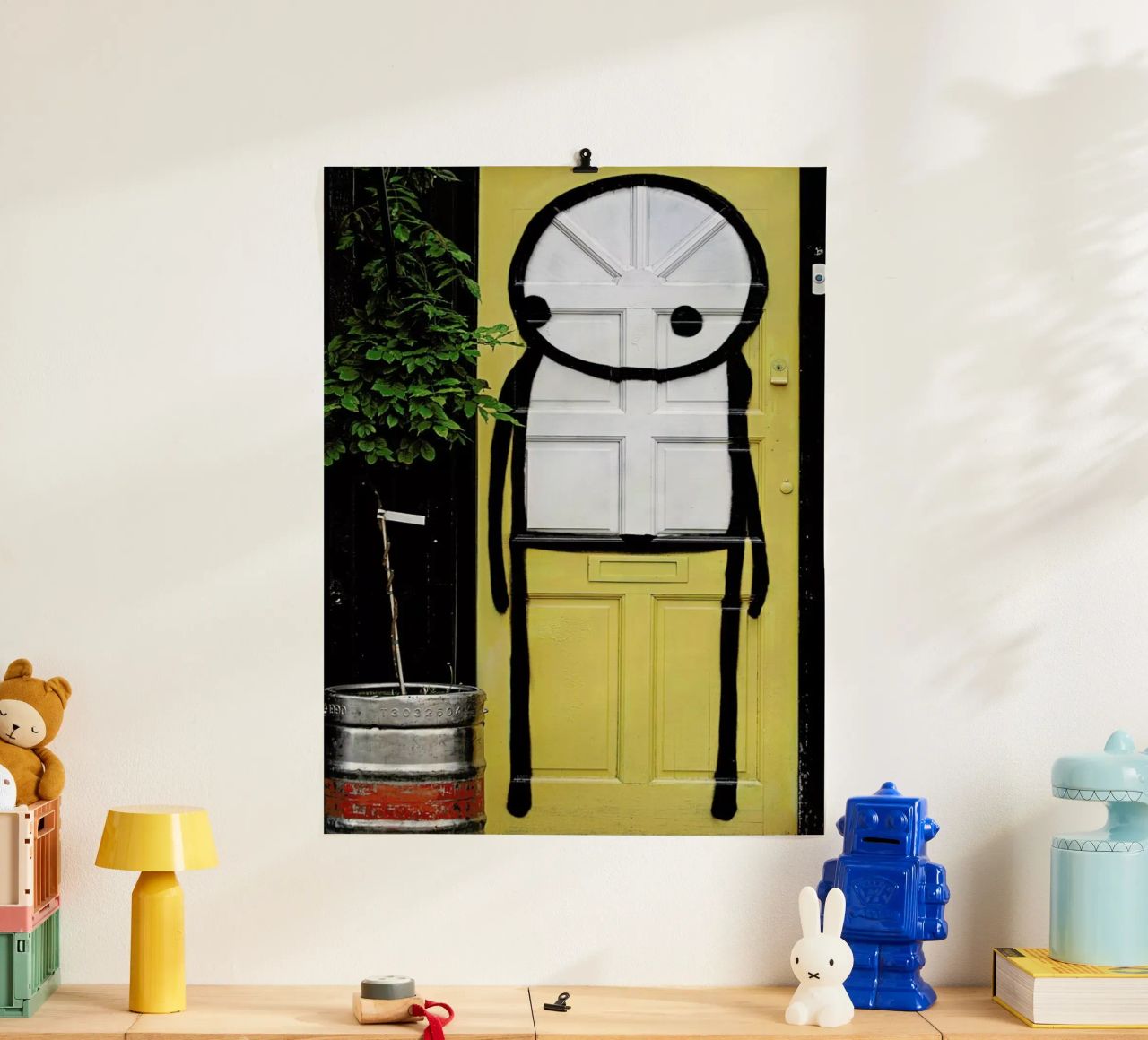 Streetart Gelb 2 Poster von Sadia