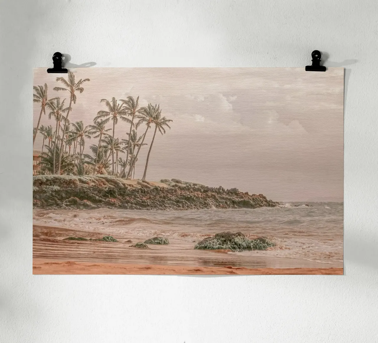 Aloha Hawaii 1 - Beachscape in Maui poster da Monika Strigel