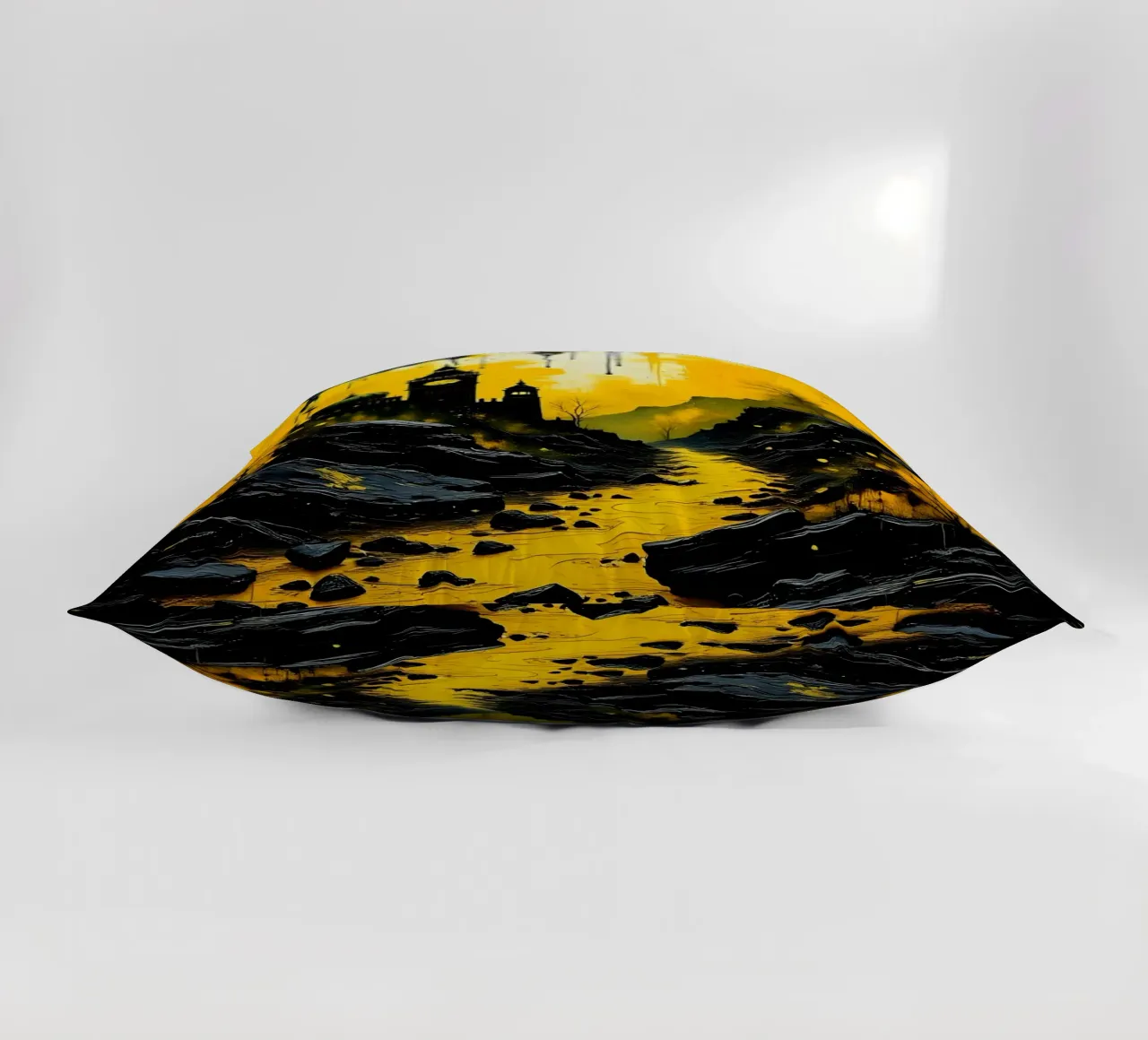 Stile_mistico_A_6 cuscino da schwarz-gelb by LK