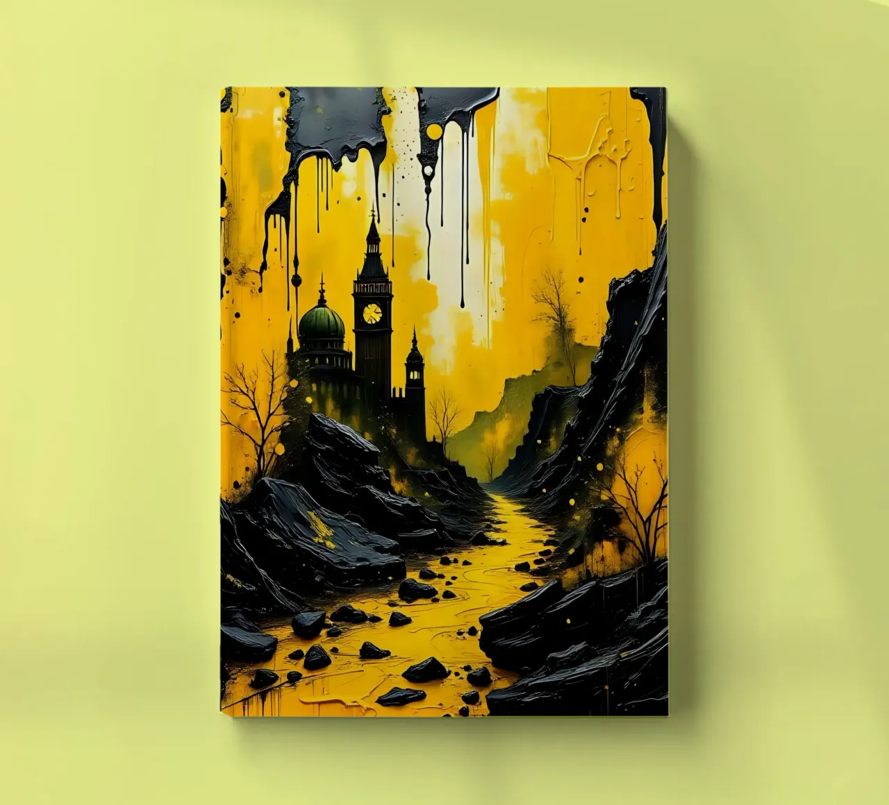 Mystical_style_A_6 notebook by schwarz-gelb by LK