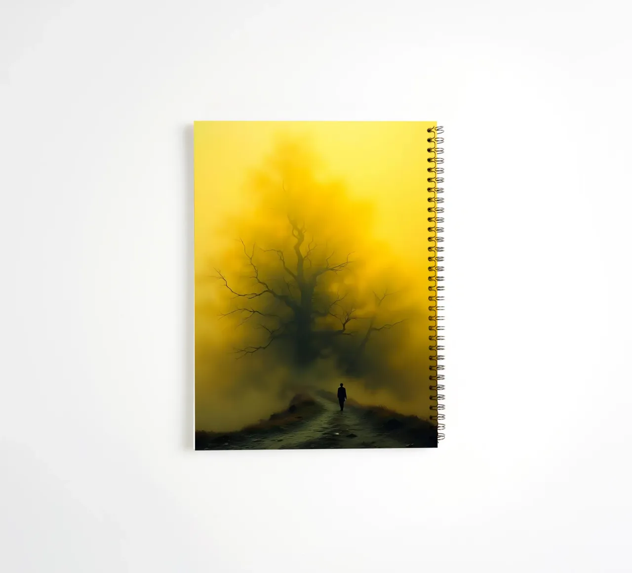 Mystical_style_B_1 spiral notebook by schwarz-gelb by LK