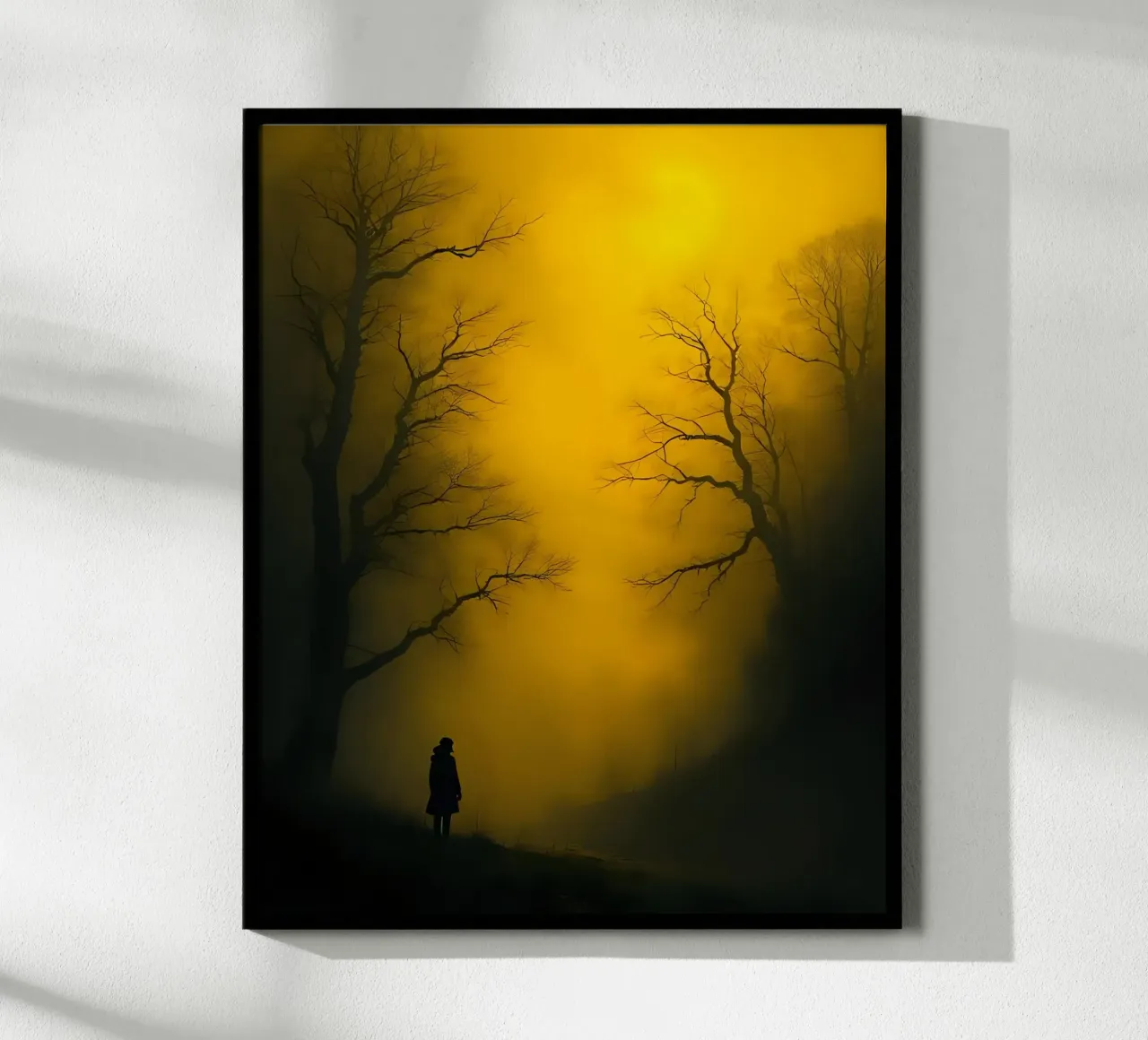 Mystisch_Stil_B_3 Poster von schwarz-gelb by LK