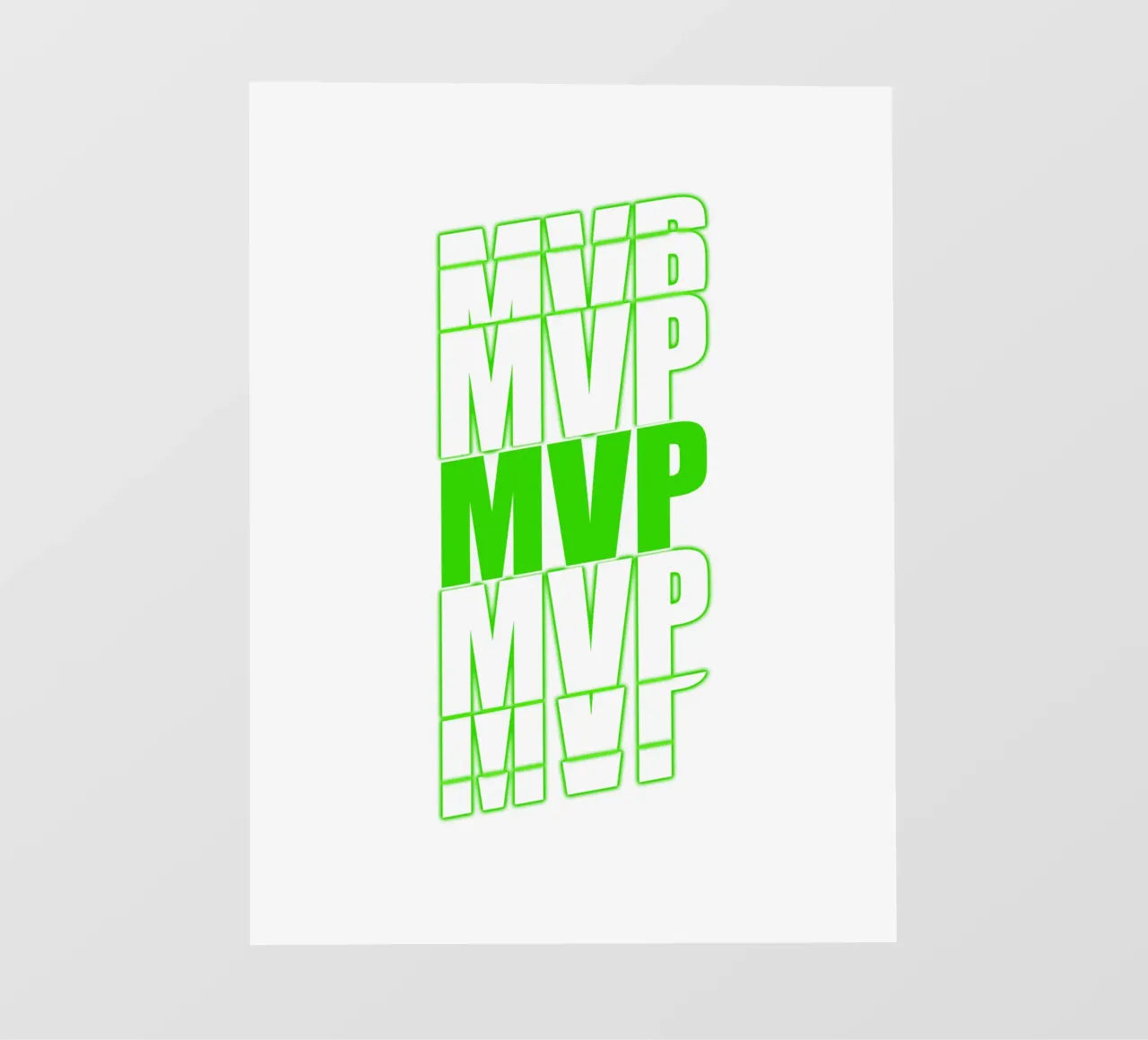 MVP Verde - Giocatore più prezioso pellicola backlit da surfer28
