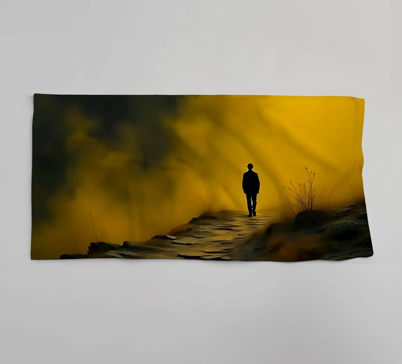 Mystical_style_B_4 towel by schwarz-gelb by LK