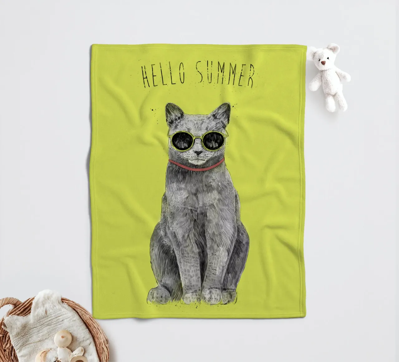 Hello Summer 2 coperta in pile da Balazs Solti