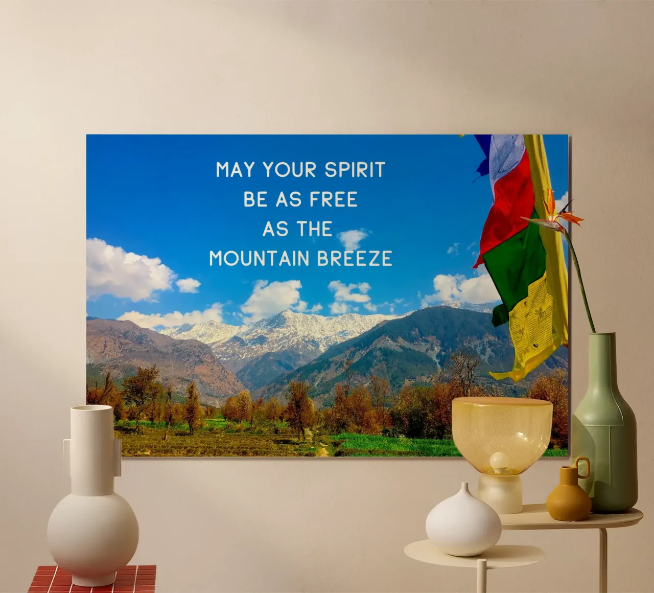 Free Spirit poster with plastic frame by Happy 😃 Art 🎨 by Christine Schnoell