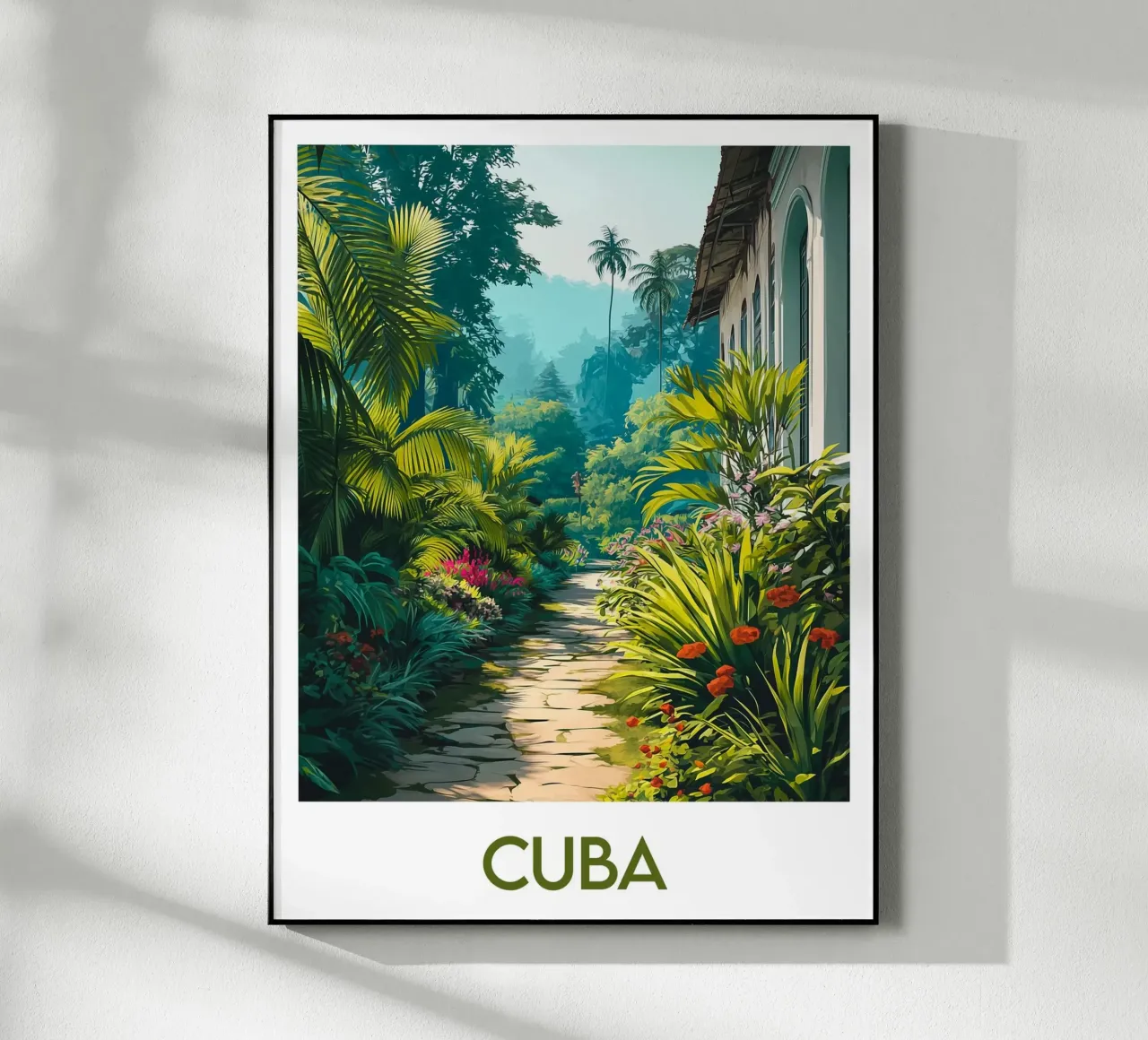 Affiche Cuba plexiglass da Frame the World