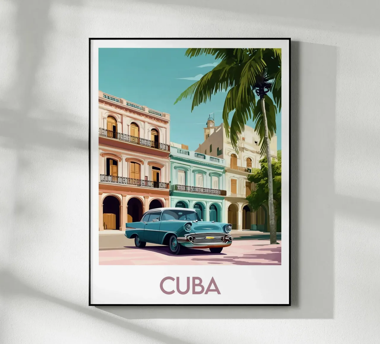 Affiche Cuba plexiglass da Frame the World