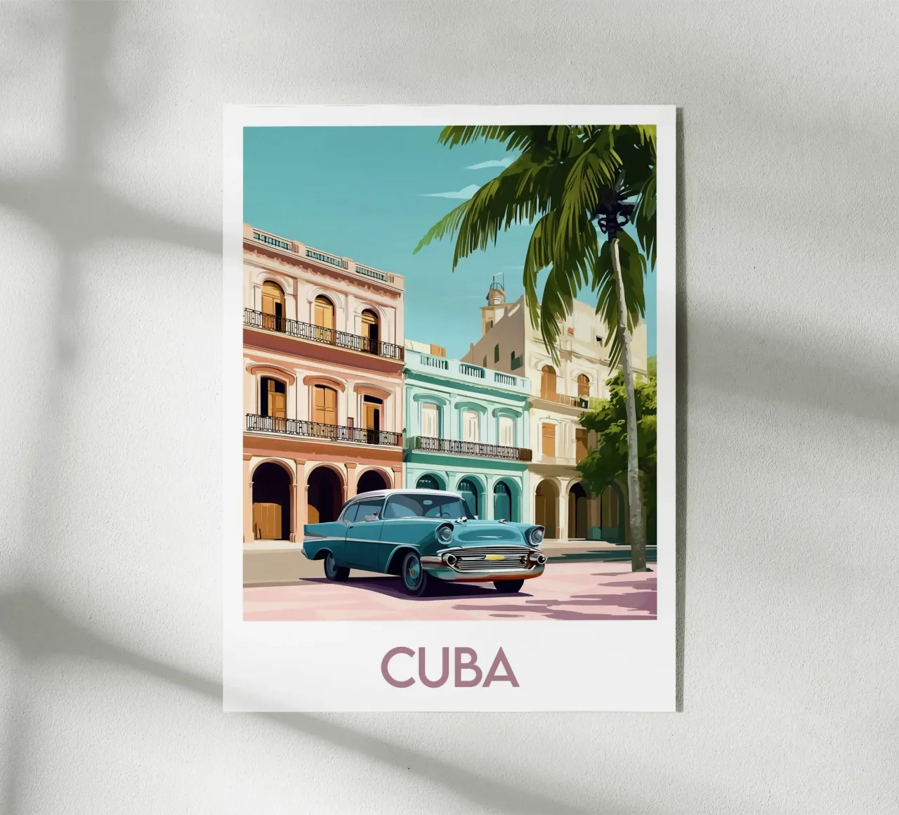 Affiche Cuba plexiglass da Frame the World