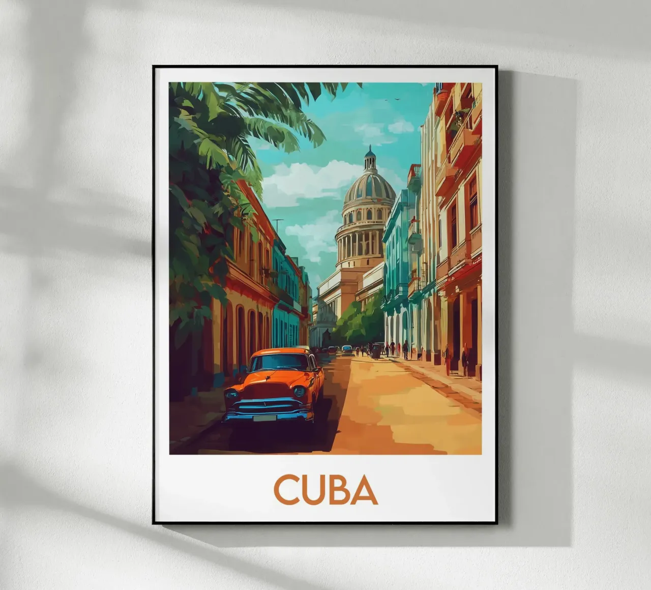 Affiche Cuba plexiglass da Frame the World