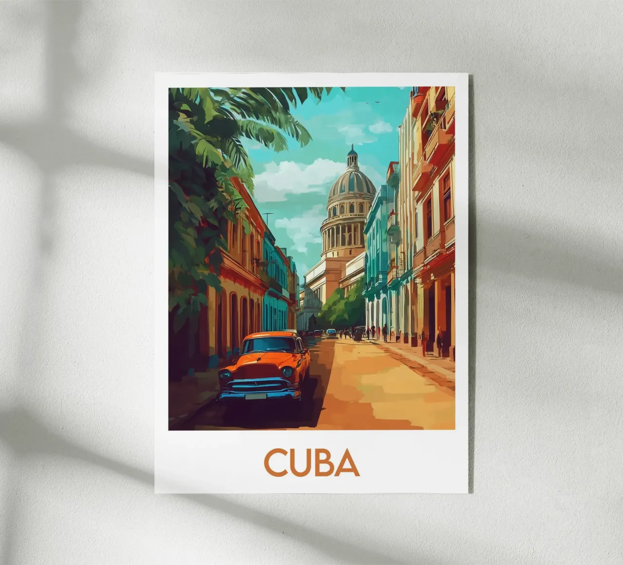 Affiche Cuba plexiglass da Frame the World